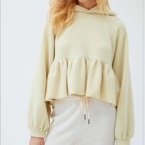 UO Soft Cleo Peplum Hoodie